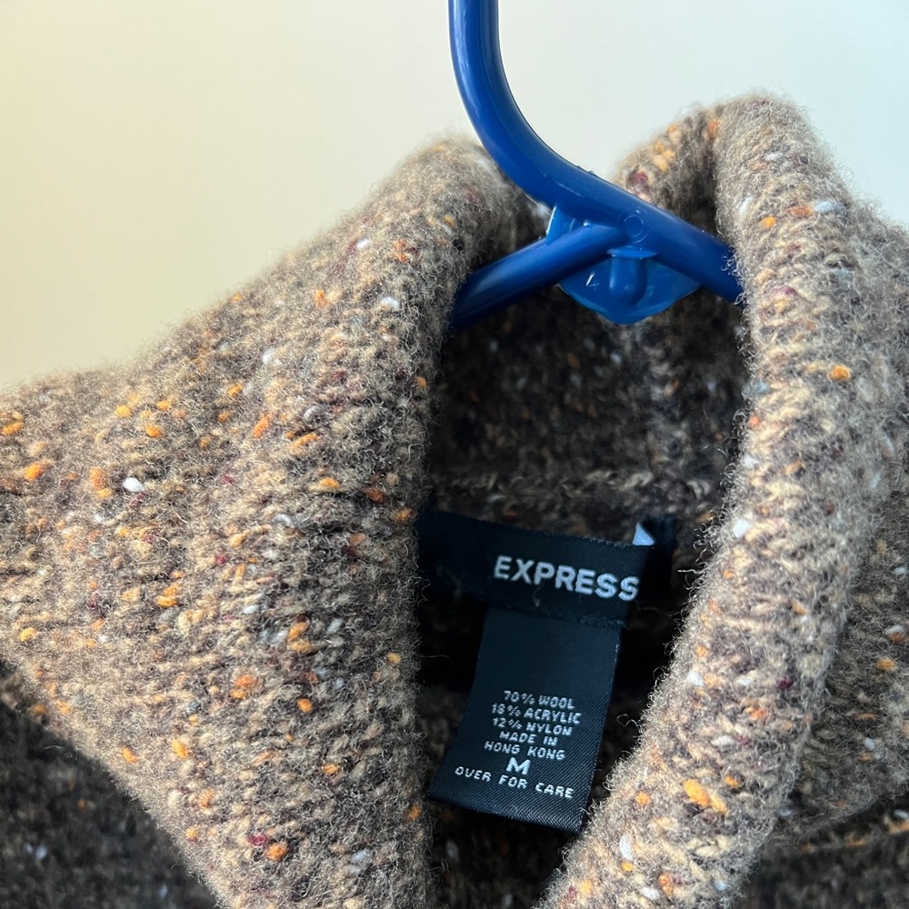 Express turtle neck sweater, beautiful color and the quality is so good! - Picture 2 of 3